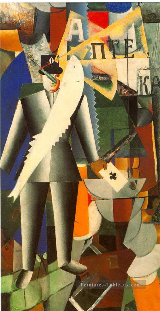 aviator Kazimir Malevich cubisme résumé Peintures à l'huile